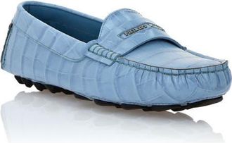 Philipp Plein Moccasins Driver Cocco Women in Lightblue at Nordstrom, Size 37