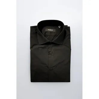 Baldinini Black Cotton Mens Mens Shirt