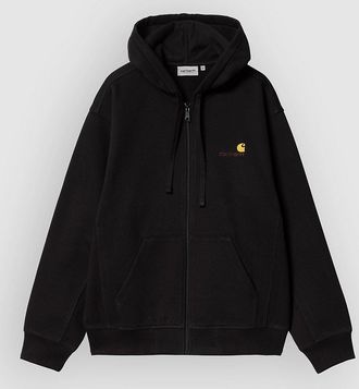 Carhartt Work in Progress American Script Sweatjacke schwarz