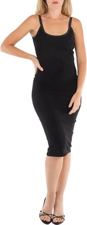 Alexander Wang T by Alexander Wang Ladies Black Crystal-Embellished Jersey Dress