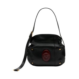 Versace Shoulder Bags, female, Black, Size: ONE SIZE Mini Shoulder Bag