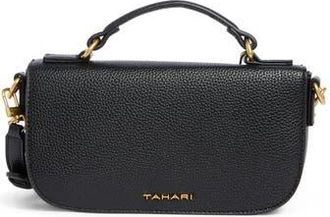 T Tahari Jetset Top Handle Bag with Pouch in Black at Nordstrom Rack