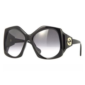 Gucci Square Full Rim Sunglasses - Black