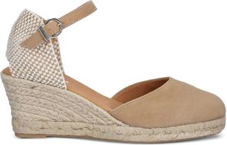 Barbour Elder espadrilles met sleehak - Beige