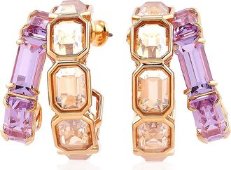 Swarovski Millenia Multicolored Hoop Earrings