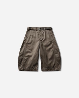 sacai Men s Cotton Chino Pants Grey