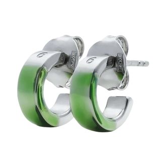 Maison Margiela Zilveren oorbellen met messing samenstelling - Dames - Oorbellen - Grijs - ONE Size - Accessoires