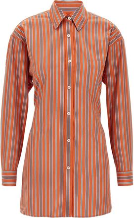 Etro Camicia con nodo - Arancione