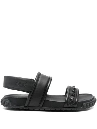 Ash studded strap sandals - Black
