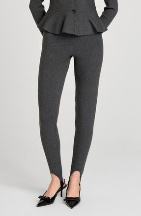 Wayf Brooklyn Stirrup Leggings in Charcoal at Nordstrom, Size X-Small