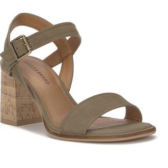 Lucky Brand Hallia Ankle Strap Sandal in Capers at Nordstrom, Size 11