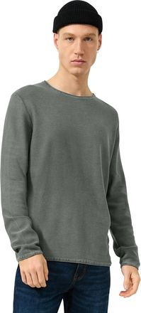 QS by s.Oliver Strickpullover QS, Herren, Gr. XXL, grau, Strick, Obermaterial: 100% Baumwolle, unifarben, regular fit normal, Rundhals, Rollkante, Pullover Strickpul