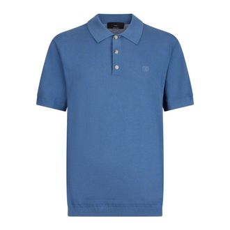 Liu Jo Polocrepe - male - Liu Jo - Polo Shirts - Blue - 3XL - Tops