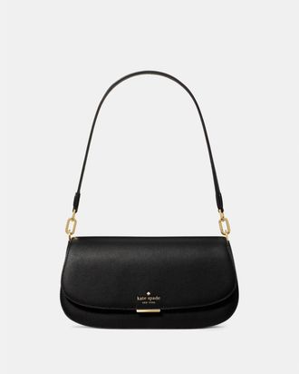 Kate Spade New York Womens Quinn Shoulder Bag - Black - One Size
