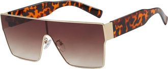 Generic Mens Square Large Frame Sunglasses Womens Outdoor Driving Sports Sun Glasses(Multi-colored)