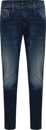 Replay Mens Anbass Slim-Fit Jeans in Blue Cotton - Size 29W/32L