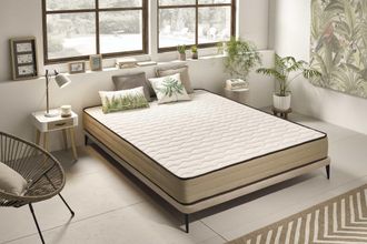 Moonia Colch&oacute;n N&uacute;cleo Hr Bamboo Care Alta Densidad Transpirable Bamboo - 140x190 Cm - Moonia