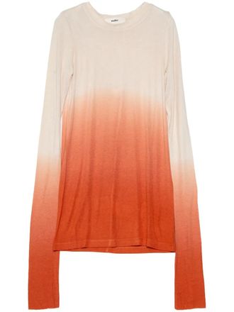 Muller Of Yoshiokubo gradient T-shirt - Orange