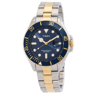 Timex Harborside Coast Quartz Blue Dial Mens Watch TW2V42000