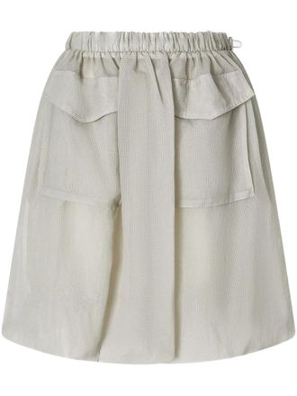 Pinko elasticated-waist skirt - Neutrals