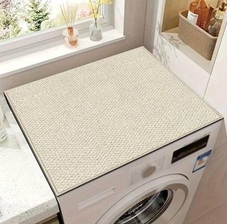 OEM Protector Para Lavadora, 60 X 60 Cm, Funda Para Lavadora, Funda Para Lavadora O Secadora, Secadora, Frigor&iacute;fico Y Muebles Peque&ntilde;os, Beige