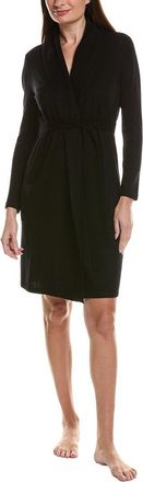 Sofiacashmere Shawl Wool & Cashmere-Blend Jersey Robe