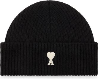 Ami Beanie With Contrasted Ami de Coeur