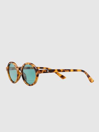 Cheapo Marlene Leopard Sonnenbrille turquoise