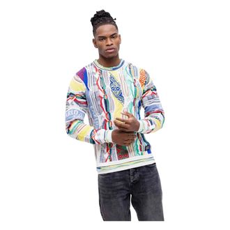 Carlo Colucci Heren, Truien, Veelkleurig, Maat: M Katoen