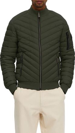 Noize Alex Chevron Quilted Puffer Jacket in Khaki at Nordstrom Rack, Size Xx-Large