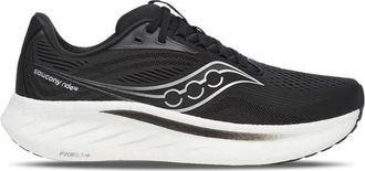 Saucony Mens Ride 18 - Running Shoes Black/White Size 10.0
