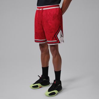 Nike Jordan Mens Jordan Sport Dri-FIT 7 Diamond Shorts in Red | IM7768-657