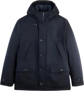Fay Giaccone - Heren - Winterjassen - Blauw - L - Jassen