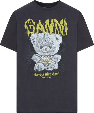 Ganni GRAPHIC PRINT T-SHIRT - Ganni - Woman