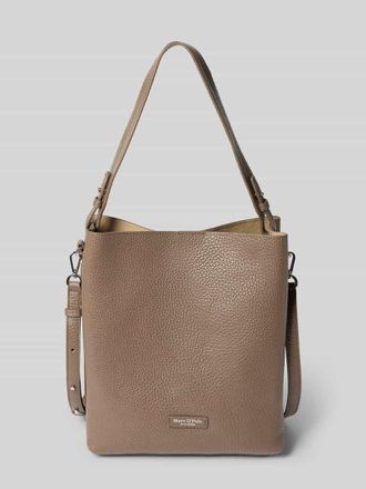 Marc O'Polo Umh&auml;ngetasche aus echtem Rindsleder in Hellbraun, Gr&ouml;&szlig;e 1