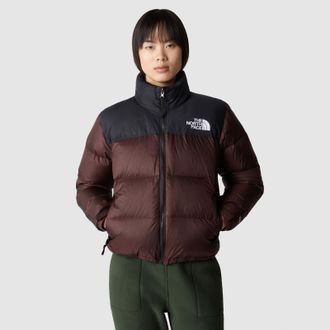 The North Face Womens Womens 1996 Retro Nuptse Jacket - Dark Brown Nylon - Size X-Small
