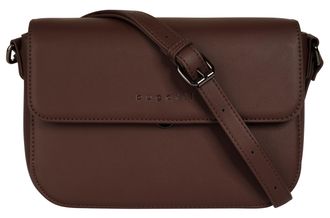 Bugatti Umh&auml;ngetasche BUGATTI ALMATA, Damen, Gr. B/H/T: 25cm x 17cm x 9cm onesize, braun, Kunstfaser, leicht gl&auml;nzend, unifarben, Taschen Umh&auml;ngetasche