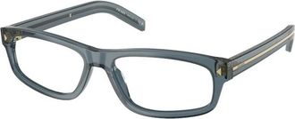 Prada Optical Frame - male - Prada - Glasses - Blue - 57 MM - Accessories