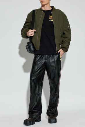 Casablanca T-shirt With Logo, Mens, Black