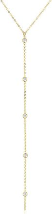 Set & Stones Faye Lariat Necklace in Gold at Nordstrom, Size 18