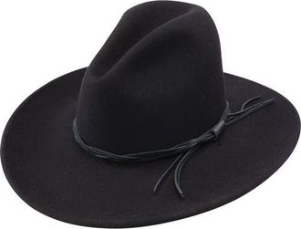 Stetson Gus Crushable Hat in Black at Nordstrom, Size Small