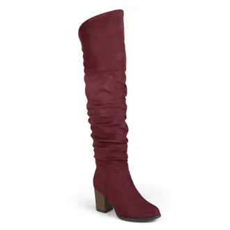 Journee Collection Women & apos;s Wide Calf Kaison Medium and Wide Width Boots
