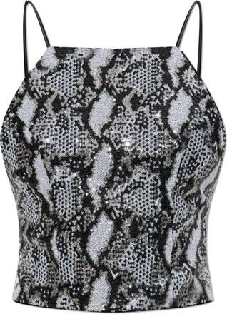Iro Top Assane - Dames - Tops zonder mouwen - Zwart - S - Nylon - Tops