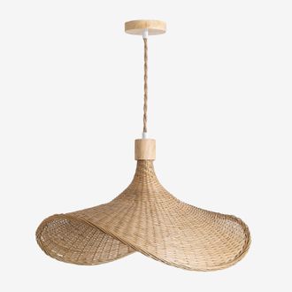Sklum L&aacute;mpara De Techo Colgante En Bamb&uacute; Chaifer Sklum 55 X 45 Cm
