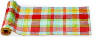 Tag Fresh Pick Plaid Runner Multi Cotton Summer in Red at Nordstrom