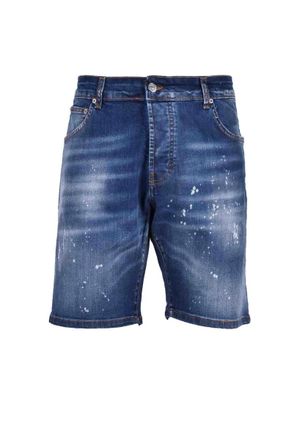 Takeshy Kurosawa Denim Bermuda Shorts - Blue