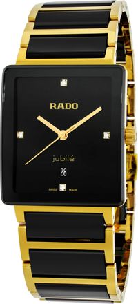 Rado Integral Quartz Diamond Black Dial Watch R20256712