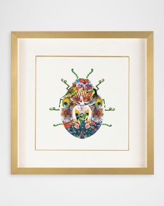 John-Richard Fantasy World Collection: Beetle Framed Giclee by Amy Shaw