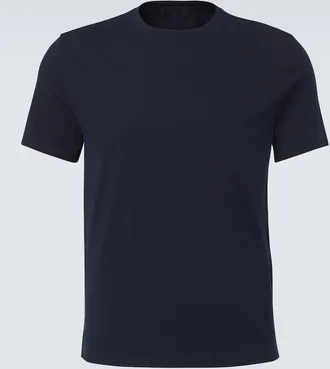 Prada Cotton-blend jersey T-shirt