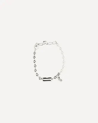 Alexander McQueen Pearl skull Bracelet Male UNI